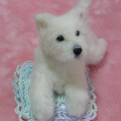 羊毛フェルト 犬 ウエスティ 羊毛フェルト はなちよ 通販 6207852