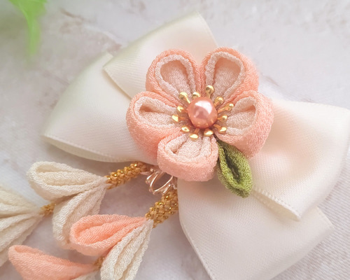 リボン装飾アイボリー アンテプリマ ANTEPRIMA◇ワイヤーバッグ/リボン