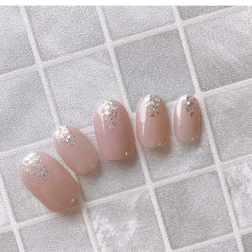 大人シンプルネイル お得セット ネイルチップ（つけ爪） E-nail