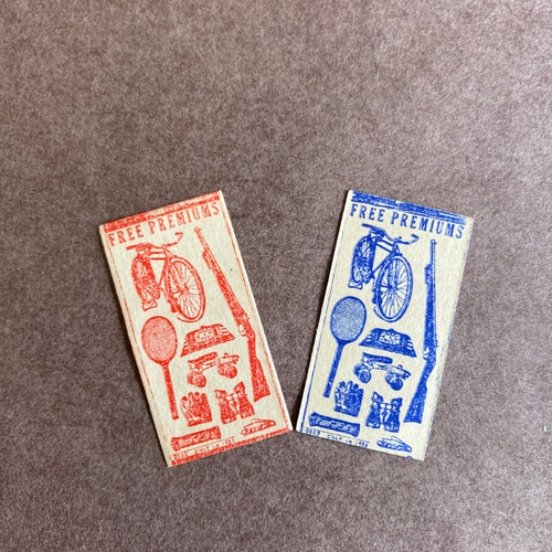 アメリカ ヴィンテージ トランプ柄クーポン 2枚セット ** その他素材