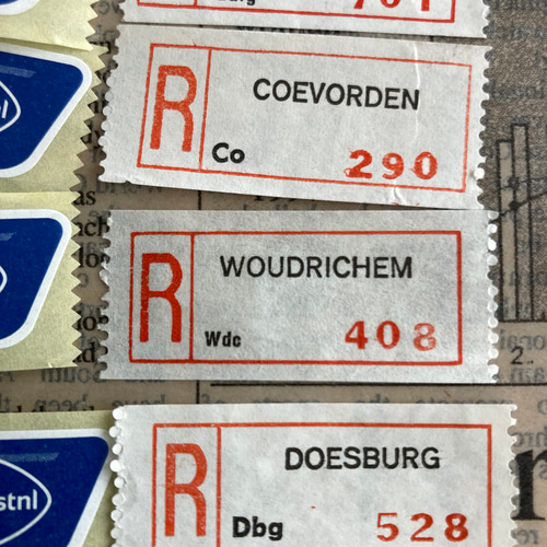 中古品　紙もの　オランダ　郵政ラベルロール　ROERMOND 中古品 紙もの オランダ 郵政ラベルロール ROERMOND 240122-07