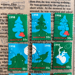 ** オランダ 1998年 クリスマス切手 12枚セット ** 2枚目の画像