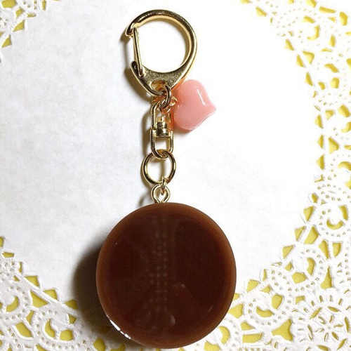 ♡バレンタイン♡アマビエさん① 板チョコ　　他レジンキーホルダー計6点 レジンチョコのキーホルダー キーホルダー Tea Time 通販 1088311