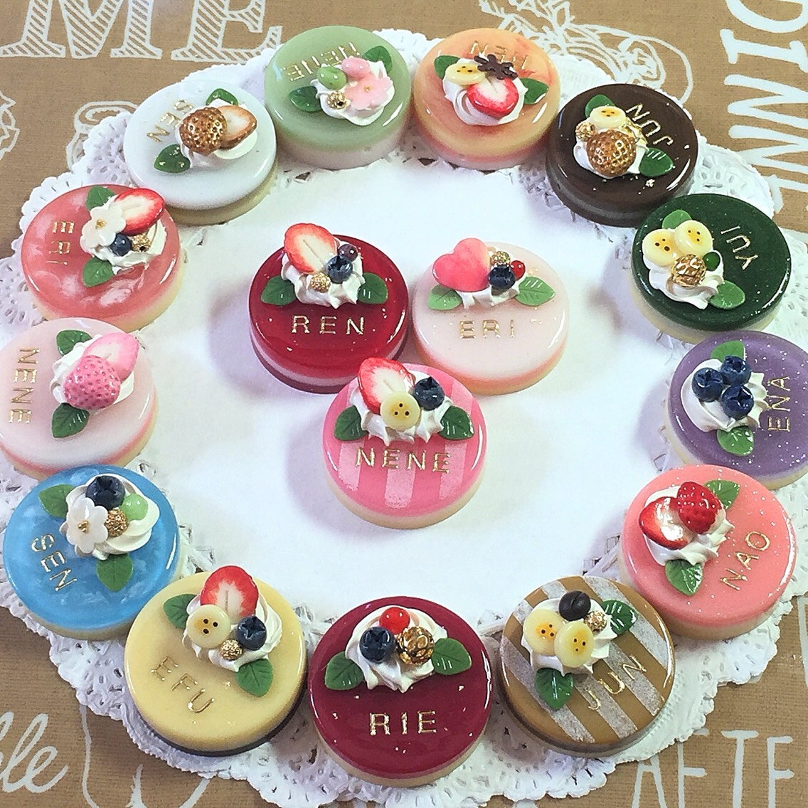 ミルクティー様おまとめ。レジン マグネット