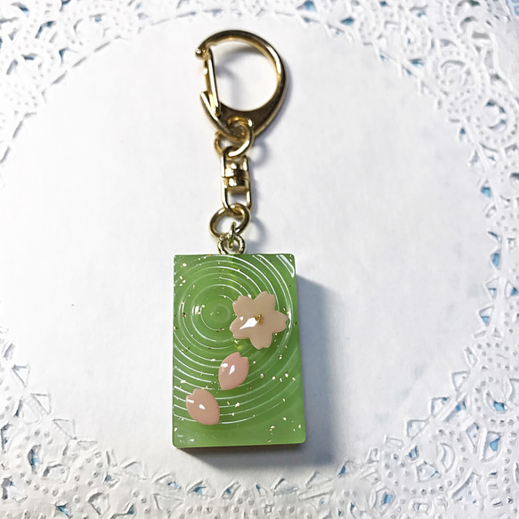 再販！桜緑茶羊羹のキーホルダー 4枚目の画像
