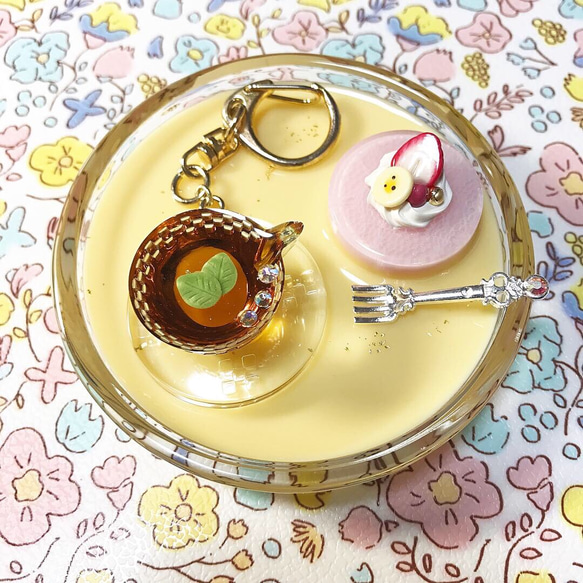 Tea Timeキーホルダー&キートレイ 1枚目の画像