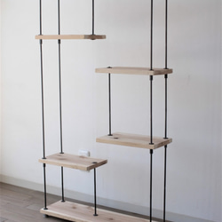 wood iron shelf 1150*1200*225〈ブラウン〉