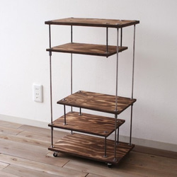 wood iron shelf 740*450*300 1枚目の画像