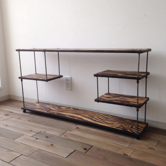 wood iron shelf 530*910*225 1枚目の画像