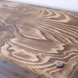 wood iron table 4枚目の画像
