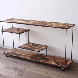 wood iron shelf 420*910*225【送料無料】 1枚目の画像