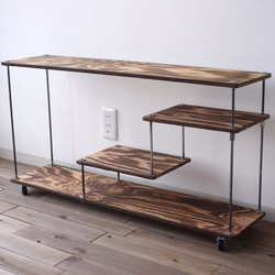 wood iron shelf 420*910*225【送料無料】 2枚目の画像