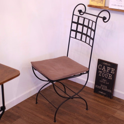 【SALE】iron folding chair 8枚目の画像