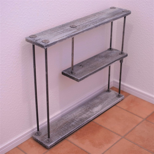 wood iron shelf 400*457*88 2枚目の画像