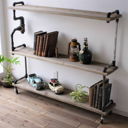 【現品限り】vintage iron shelf 1040*1210*237 4枚目の画像