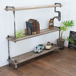 【現品限り】vintage iron shelf 1040*1210*237 2枚目の画像