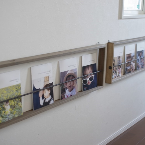 本を身近に~壁掛け絵本棚 ウォールラック 壁掛けブックシェルフ 本棚