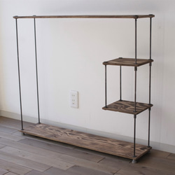 wood iron shelf 810*910*200 2枚目の画像