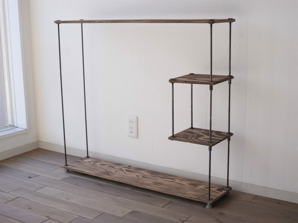 wood iron shelf 810*910*200 2枚目の画像