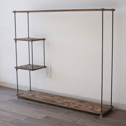 wood iron shelf 810*910*200 3枚目の画像