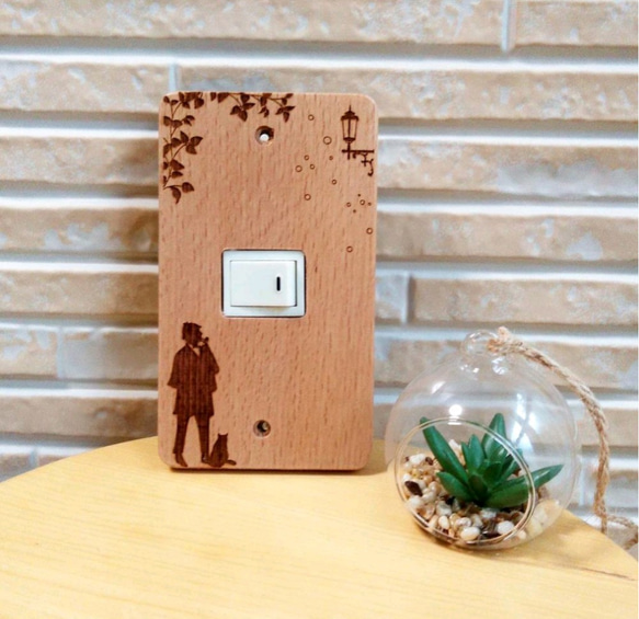 言葉はシャボン玉シリーズ：秘密〕コンセントカバー スイッチカバー