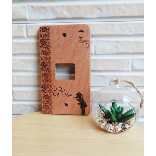 コンセント・スイッチカバー 久善オリジナルデザイン 言葉はシャボン玉