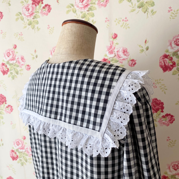 confiture blouse blackberry・black 6枚目の画像