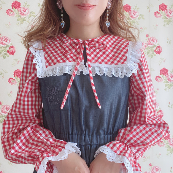 confiture blouse blackberry・black 8枚目の画像