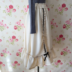 rococo skirt・ivory 6枚目の画像