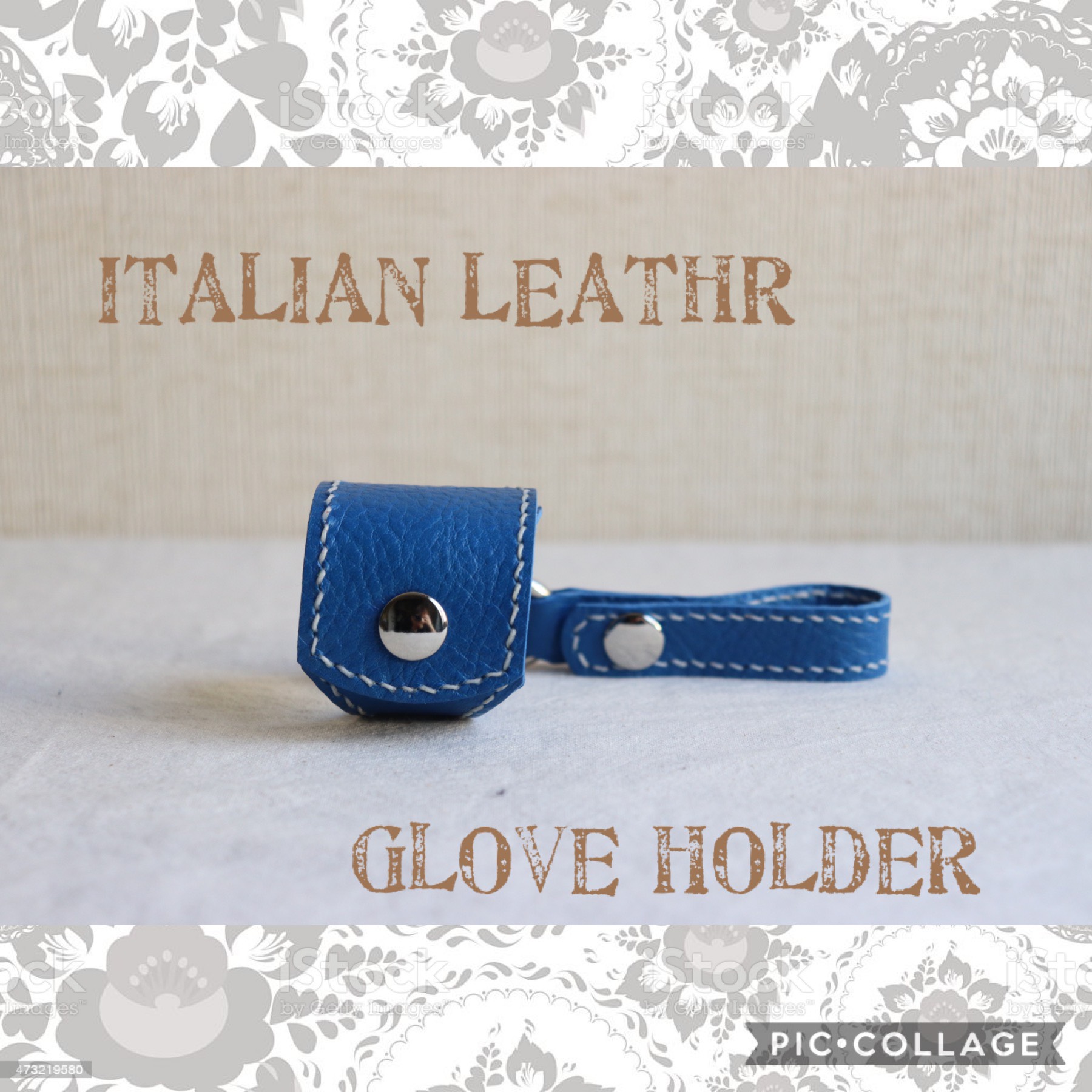 belafonte スタッズ本革レザースカーフ スカーフホルダー✳︎グローブ