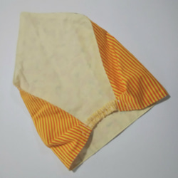 子供用エプロン&三角巾/サイズ: 110～120cm「水玉模様のキノコ」 epus110‐10 8枚目の画像