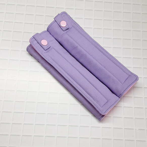 ランドセル肩カバー ハンドメイド パープル 薄紫 ランドセル なっち 
