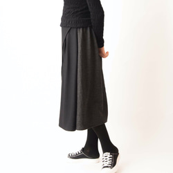 ２色スカート　ウール　サイズS〜３L　 6枚目の画像