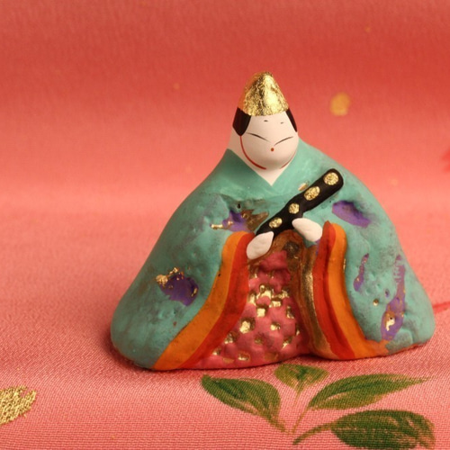 マンションサイズのお雛様セット。「寛永雛B」 幅30cm×奥行き40cm