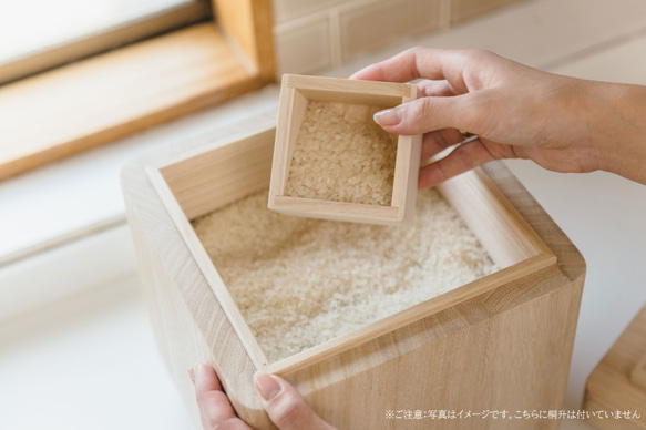 受注生産　桐羽釜の米櫃【木はだ】 受注生産　桐羽釜の米櫃【木はだ】 D1810351412(13750円)