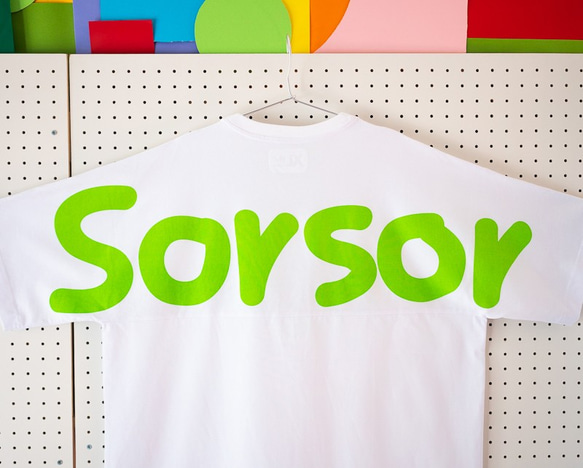 SorsorTシャツ　corade  のぞきみ恐竜Tシャツ 3枚目の画像