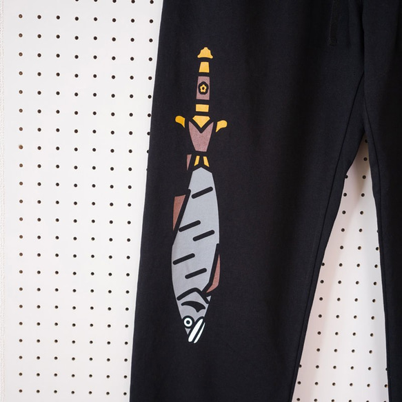 Sorsorローグパンツ   corade塩漬け魚寳剱パンツ　メンズ・レディース・ユニセックス 4枚目の画像