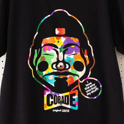 corade お花畑の番頭Tシャツ　メンズ・レディース・ユニセックス 3枚目の画像