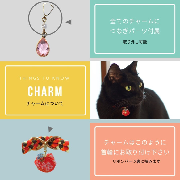 【チャーム】どんぐり2　アクセサリー雑貨・猫首輪チャーム 5枚目の画像