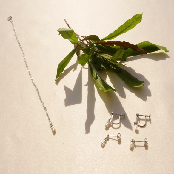 【送料無料】芥子パール  一粒真珠ペンダント K14WG プレゼントに 10枚目の画像