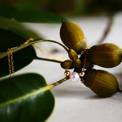 [免運費] Akoya Pearl Baby Pearl Multi-Through Necklace 14KGF 毛衣 / 圓 第3張的照片