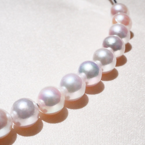 あこや真珠 11drops necklace オメガネックレス スライドピン