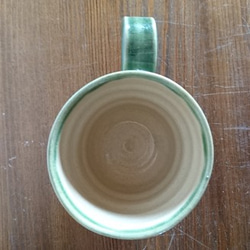うねうねマグカップ緑 2枚目の画像