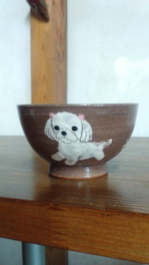オーダーメイド☆犬茶ワン(犬の写真を元に制作) 1枚目の画像