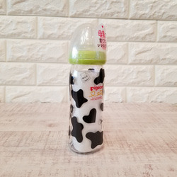 うしさん&ミルクボトル柄の哺乳瓶　母乳実感240ml 2枚目の画像