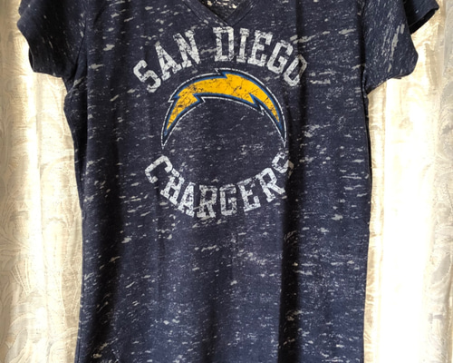 NFL アメフト サンディエゴチャージャーズ VネックTシャツ XL T