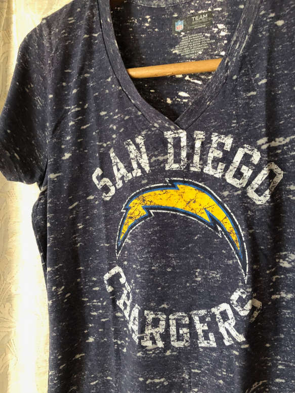 NFL アメフト　サンディエゴチャージャーズ　VネックTシャツ　XL 2枚目の画像