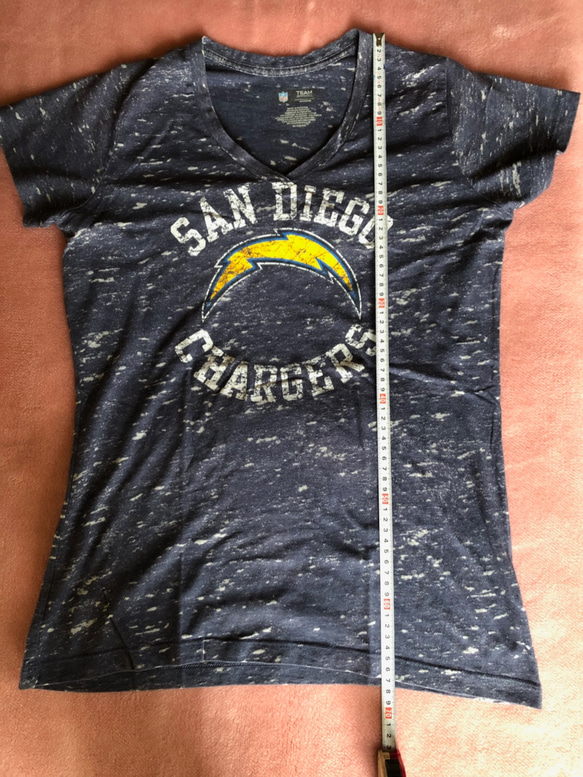 NFL アメフト　サンディエゴチャージャーズ　VネックTシャツ　XL 4枚目の画像