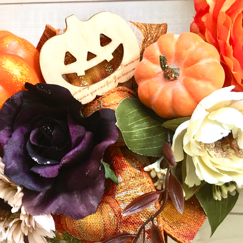 No.wreath-15238/ハロウィンリース(秋のリース)20-(26) 40cm/アーティ