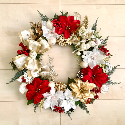 No.xmas-14398/クリスマスリース 20-(29) 45cm/アーティフィシャル  